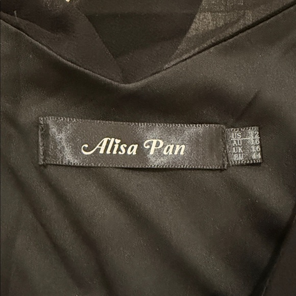 🌟 NWT Alisa Pan Star-Studded Black Two-Piece Set – Top & Sequin Tulle Skirt - Picture 3 of 6